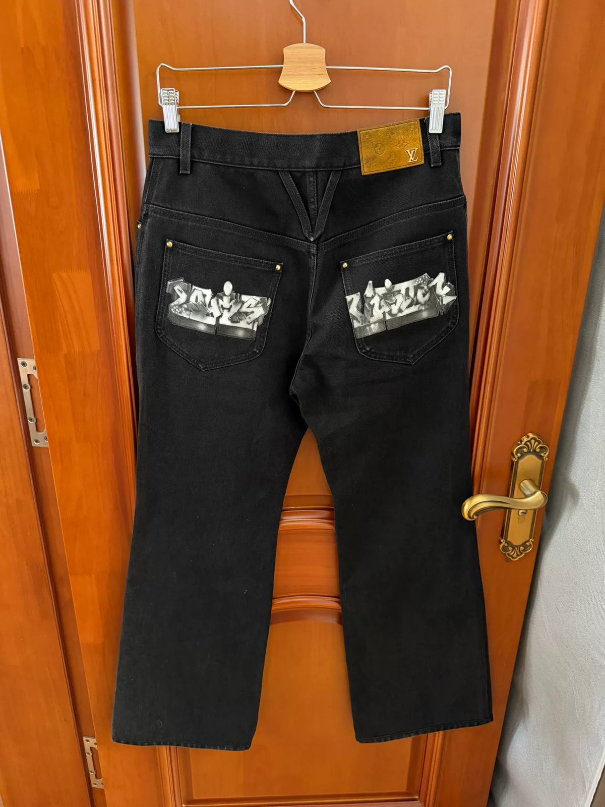 Louis Vuitton Graffiti Denim Jeans