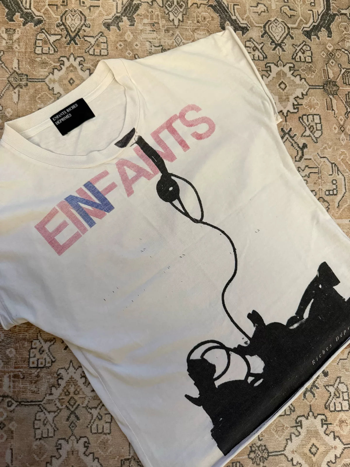 Enfants Riches Deprimes 25SS Letter Print Crew Neck Short Sleeve T-Shirt