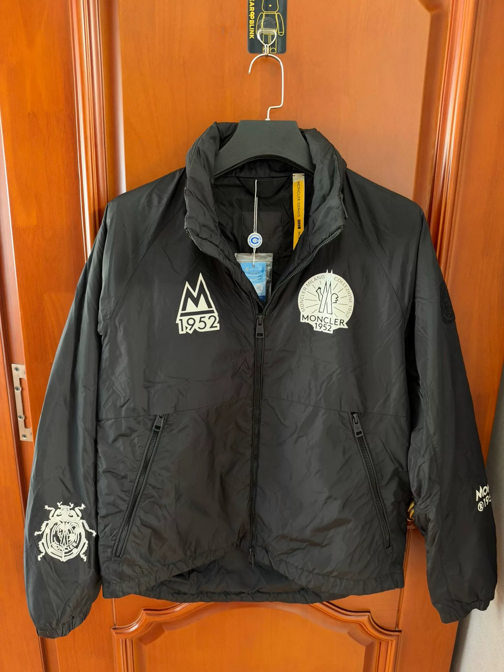 Moncler 1952 Genius Black Thin Down Jacket