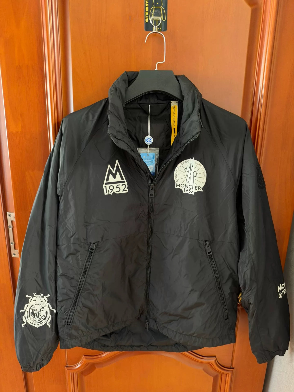 Moncler 1952 Genius Black Thin Down Jacket