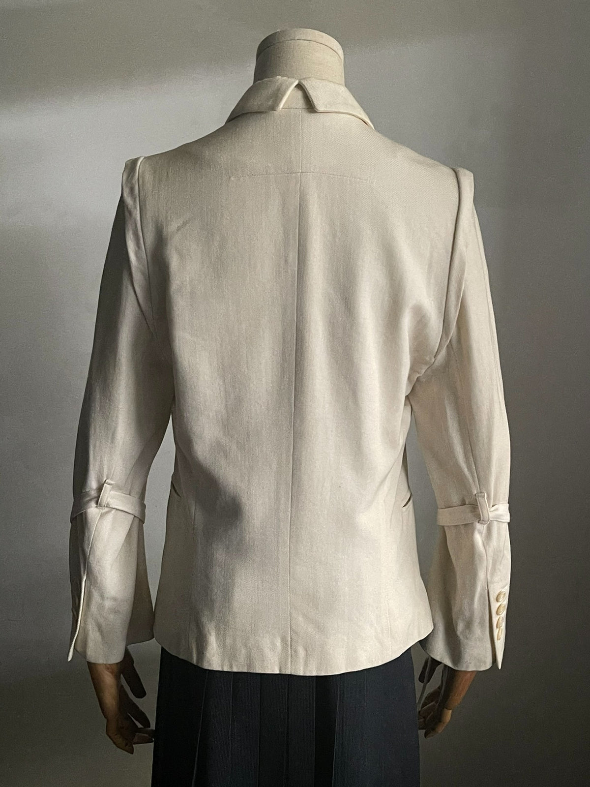 Ann Demeulemeester FW07 Short Collar Fleece Wool Jacket