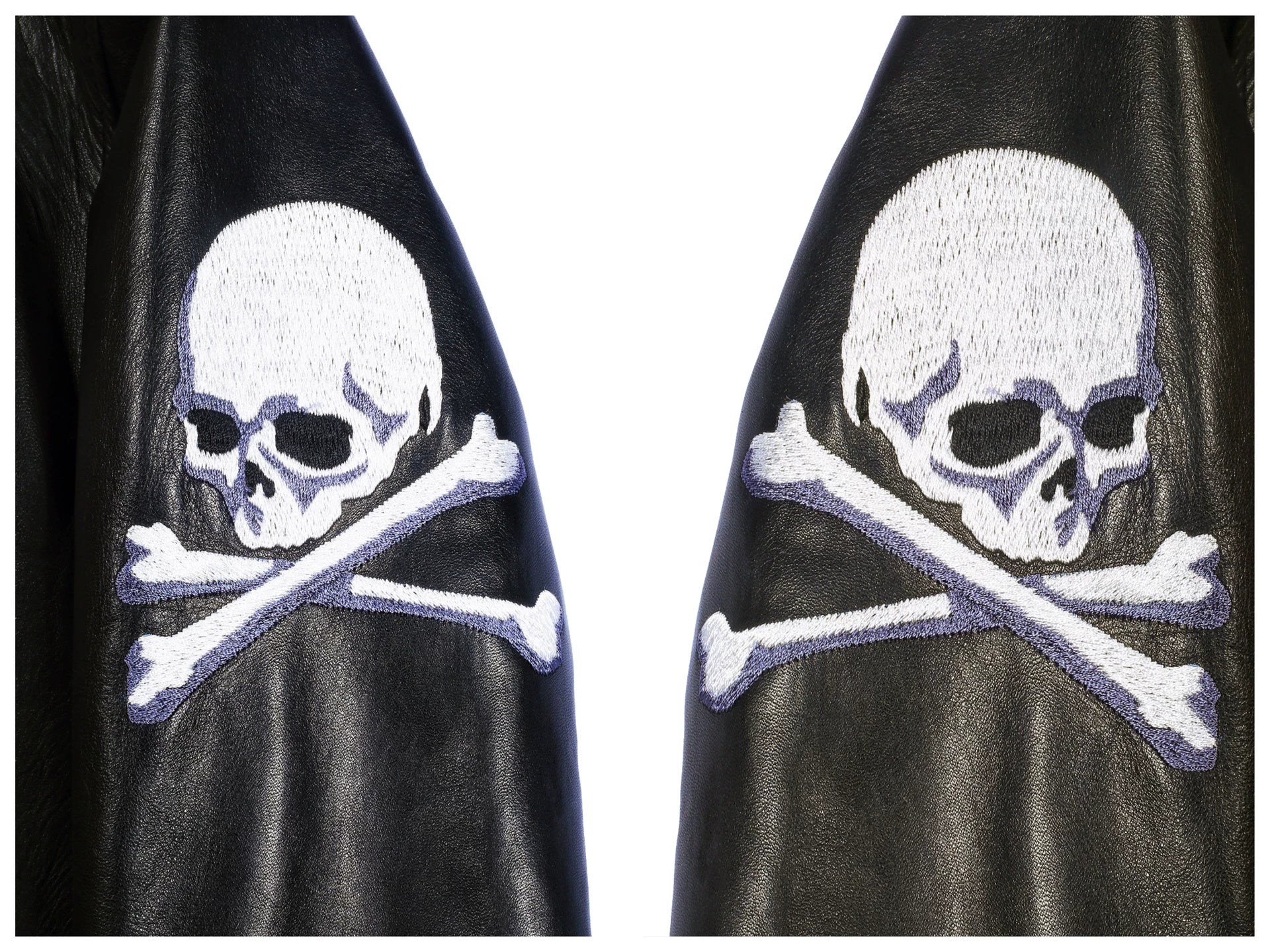 Mastermind Japan Embroidered Skull Leather Hiro Exile Pride Jacket