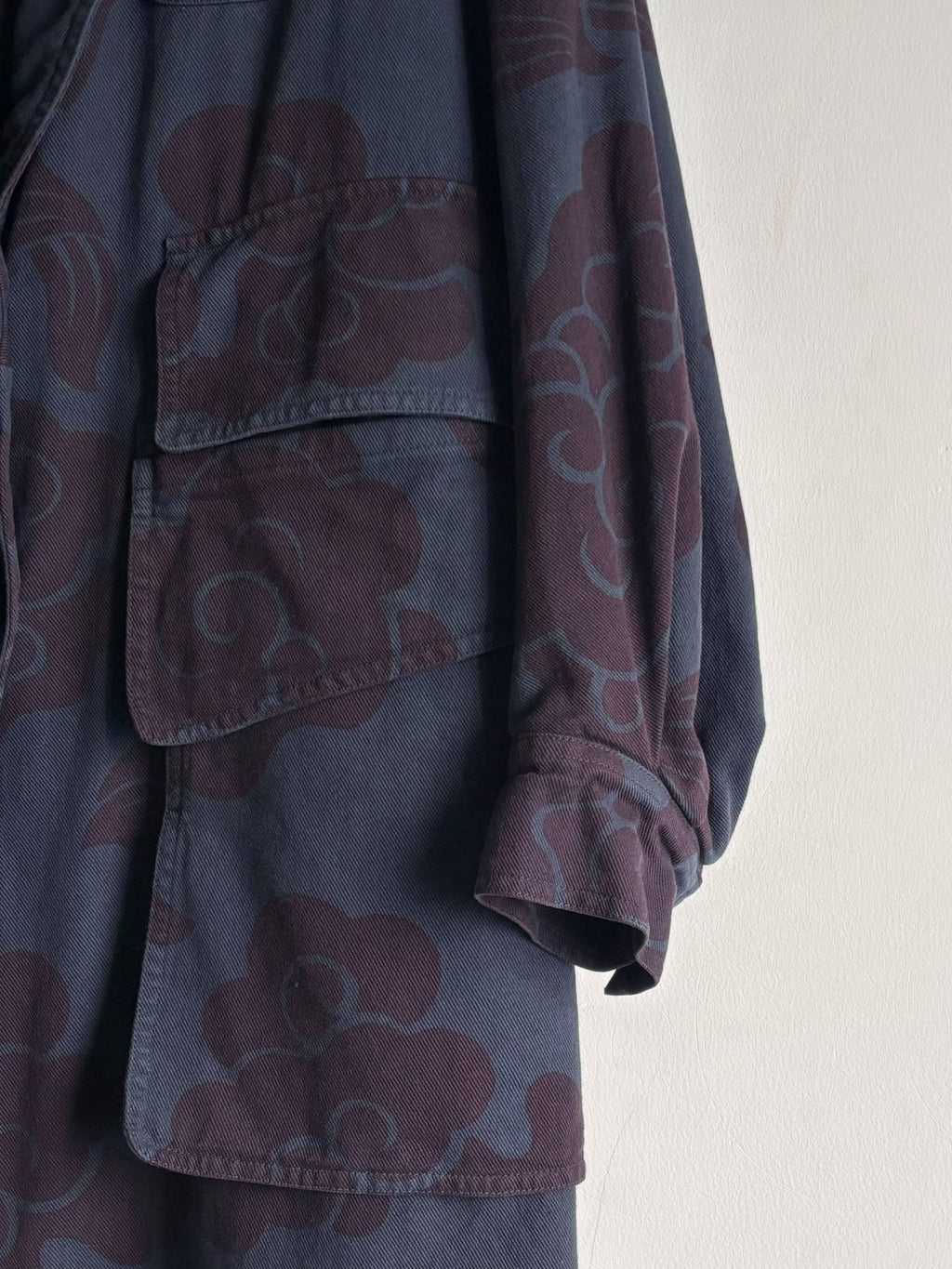 Dries Van Noten | AW2015 Black Cloud Pattern Coat