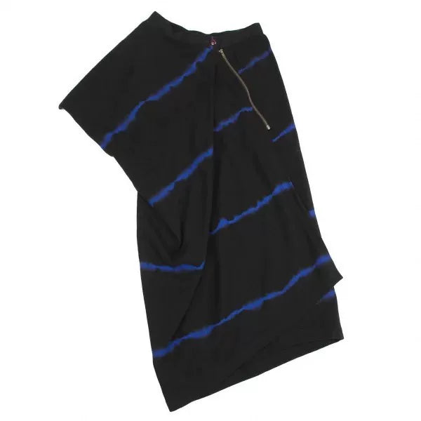 Issey Miyake Vintage Blue Geometric Skirt
