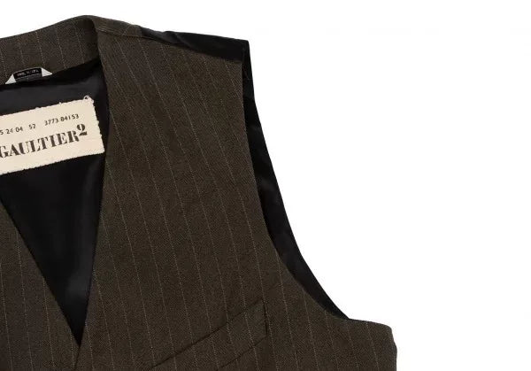 Jean Paul Gaultier Vintage Brown Patchwork Vest