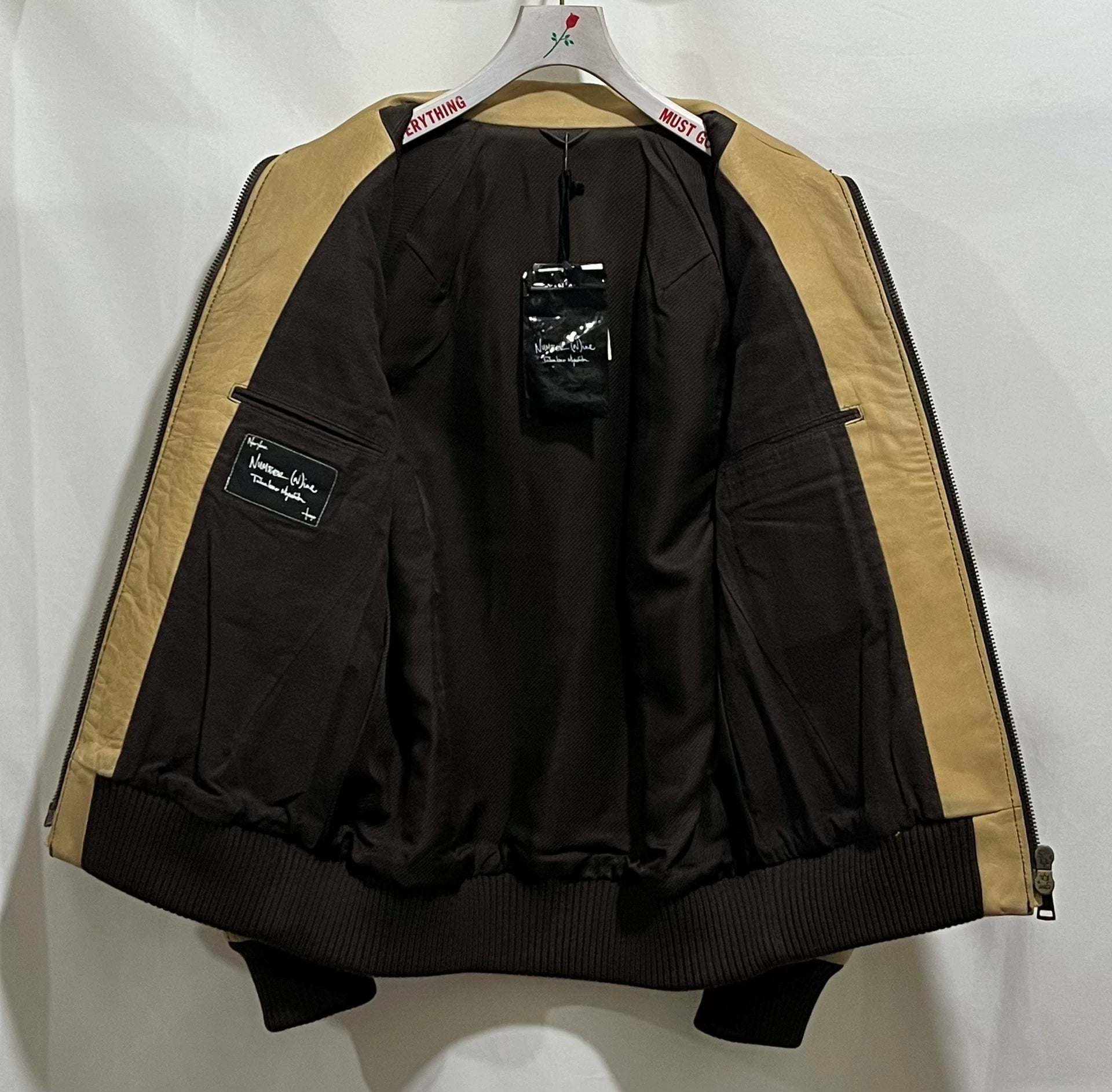 NUMBER (N)INE 08aw rare leather jacket