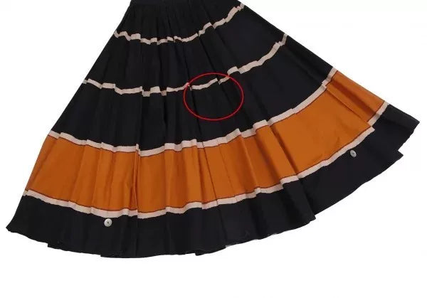 Issey Miyake Vintage Yellow Striped Skirt