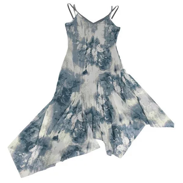Jean Paul Gaultier Vintage Blue Floral Mesh Dress