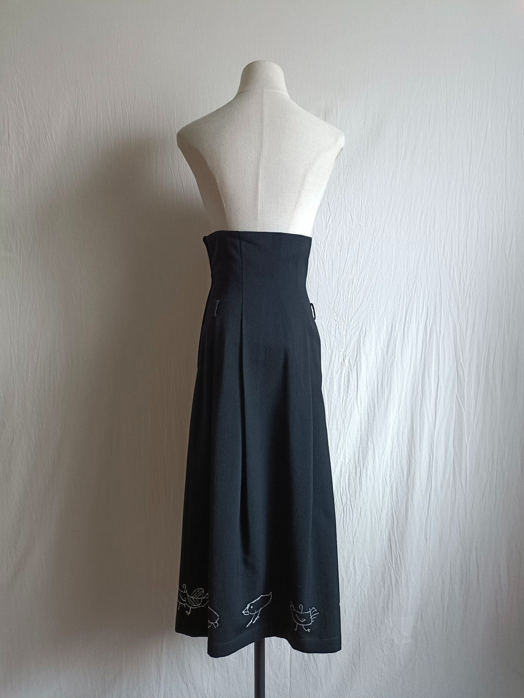 1989 Chalk Drawing | Comme des Garçons Rei Kawakubo Skirt
