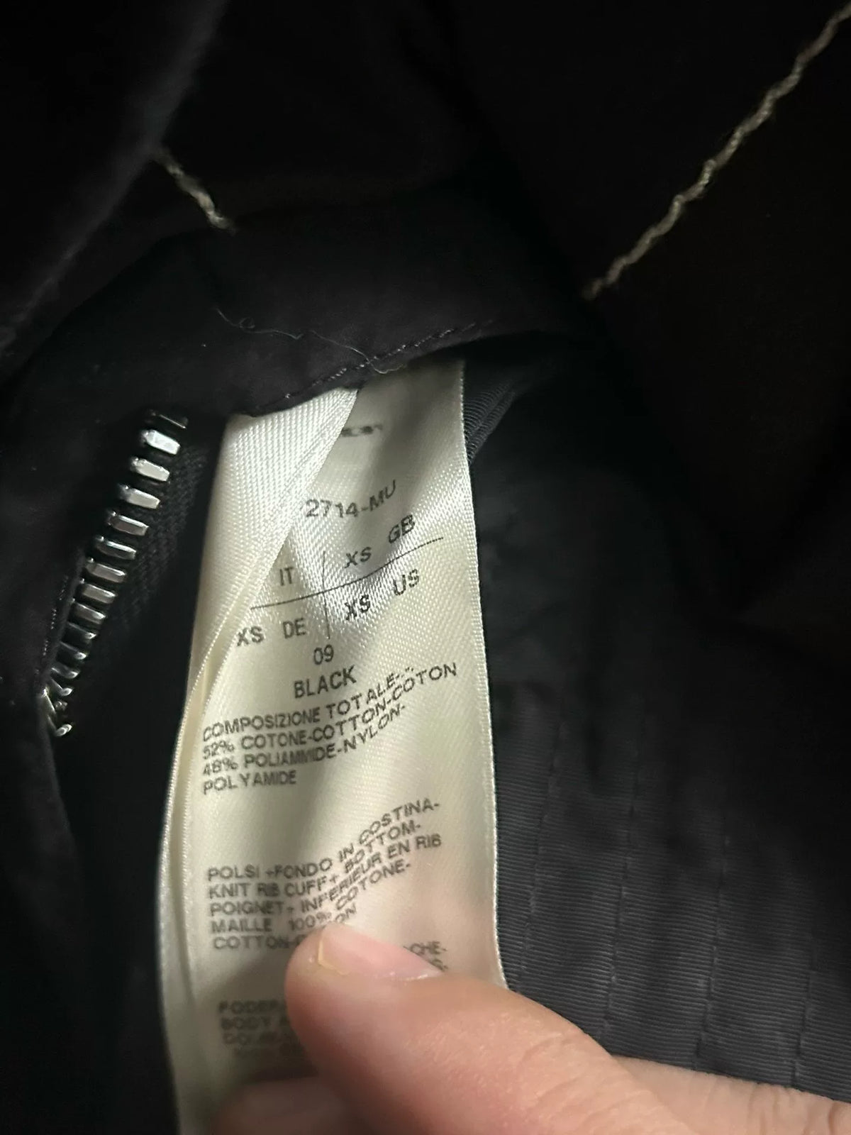 Rick Owens women's irregular cotton jacket