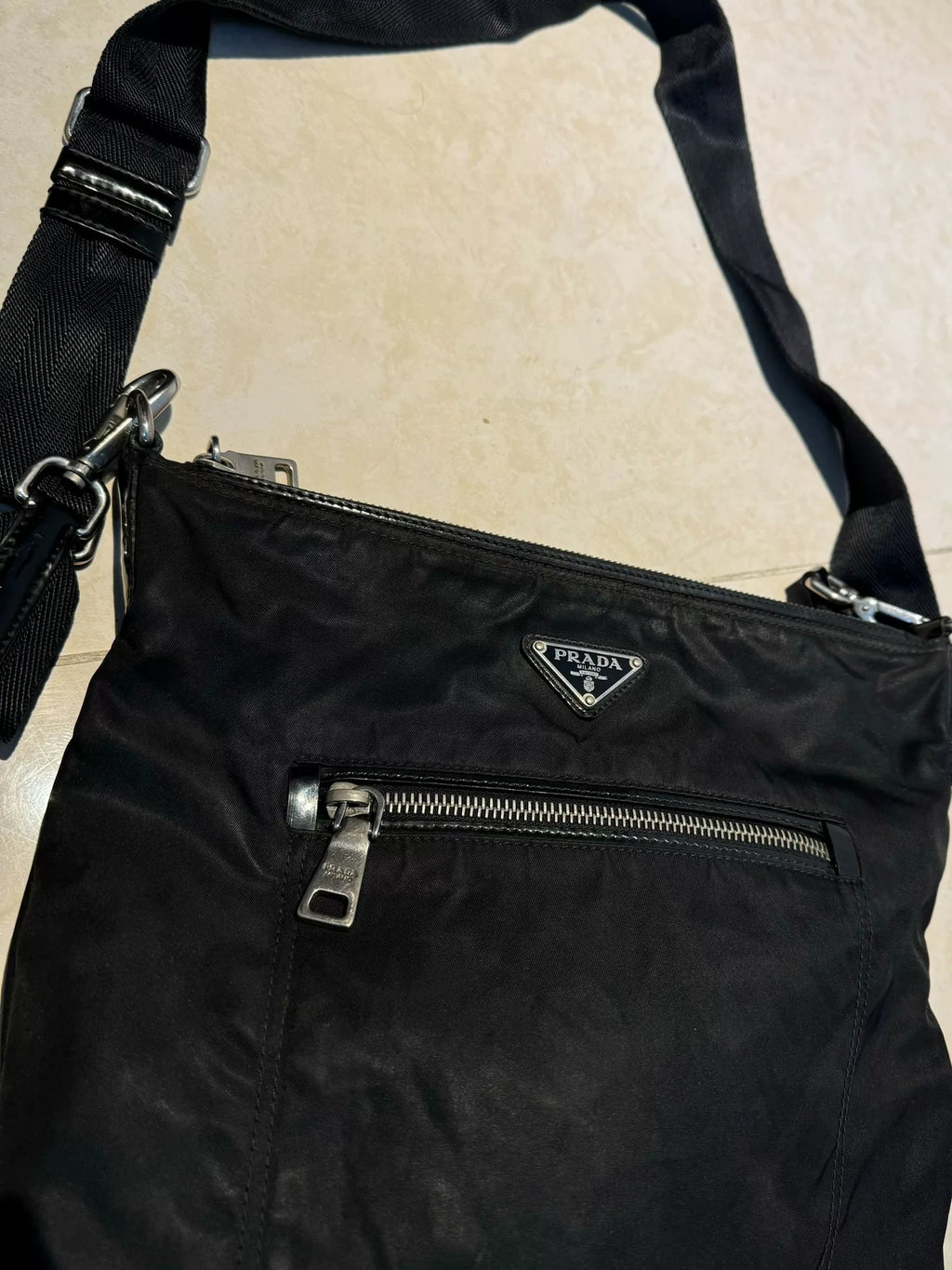 Prada sports red label sporty crossbody bag