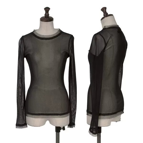 Jean Paul Gaultier Vintage Black Mesh Top