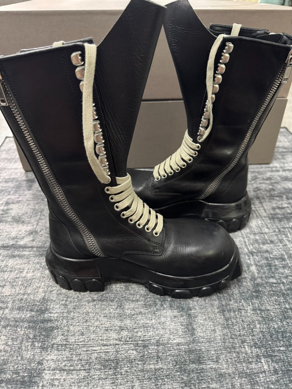 Rick Owens Lace-Up Boots