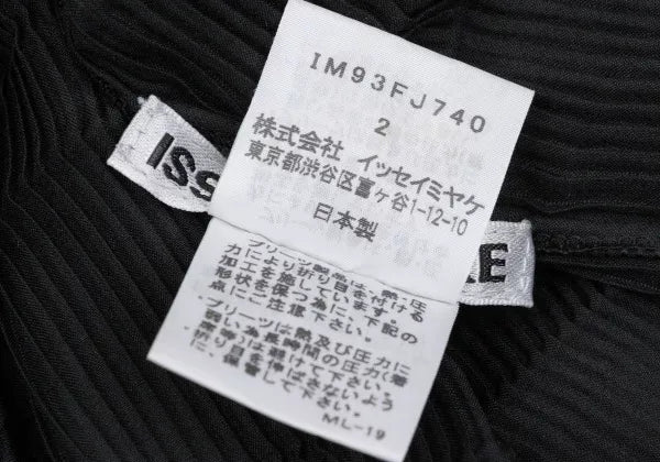 Issey Miyake Vintage Dark Pleated Top