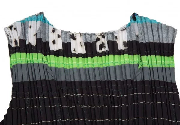 Issey Miyake Vintage Geometric Pleated Dress