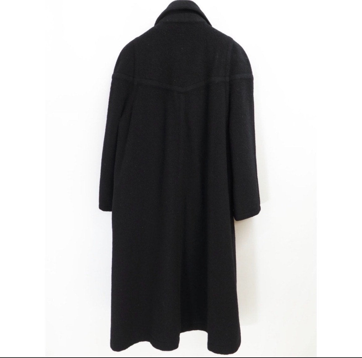 1980s Thierry Mugler Wool Melton Coat
