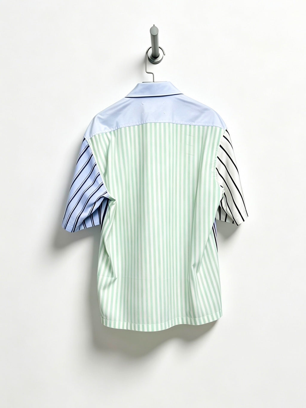 Maison Margiela Cuban Collar Striped Shirt