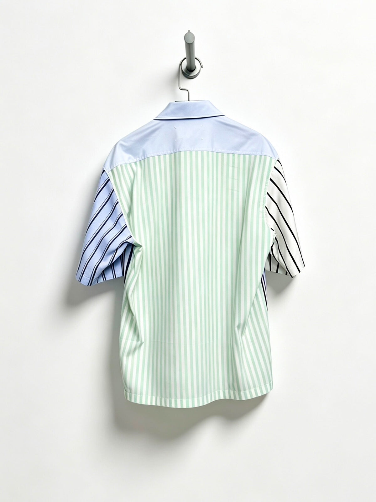 Maison Margiela Cuban Collar Striped Shirt