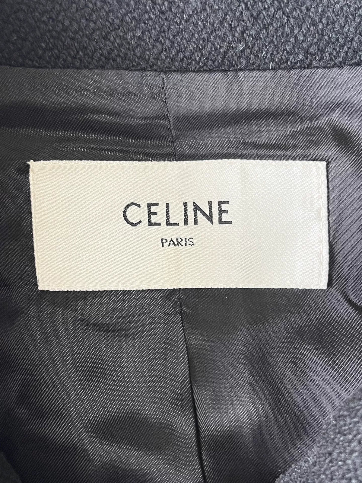 Celine Wool and Lambskin Baseball Jacket