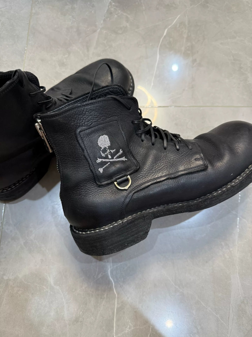 mastermind Japan Thick Calf Skull Sneakers