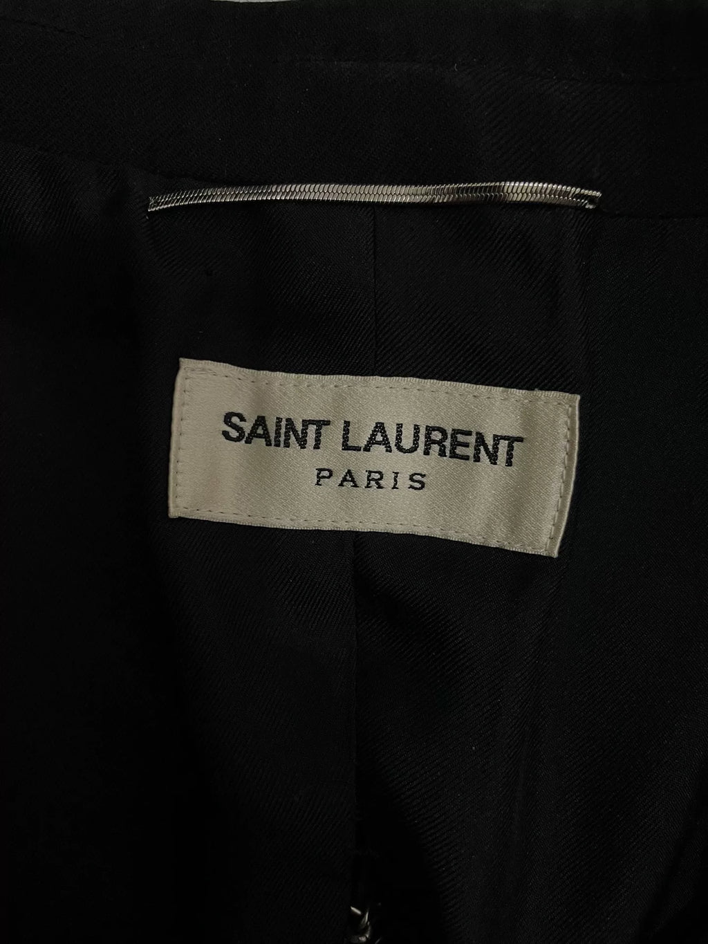 Saint Laurent Paris 14SS Wool Cuban Chain Blazer