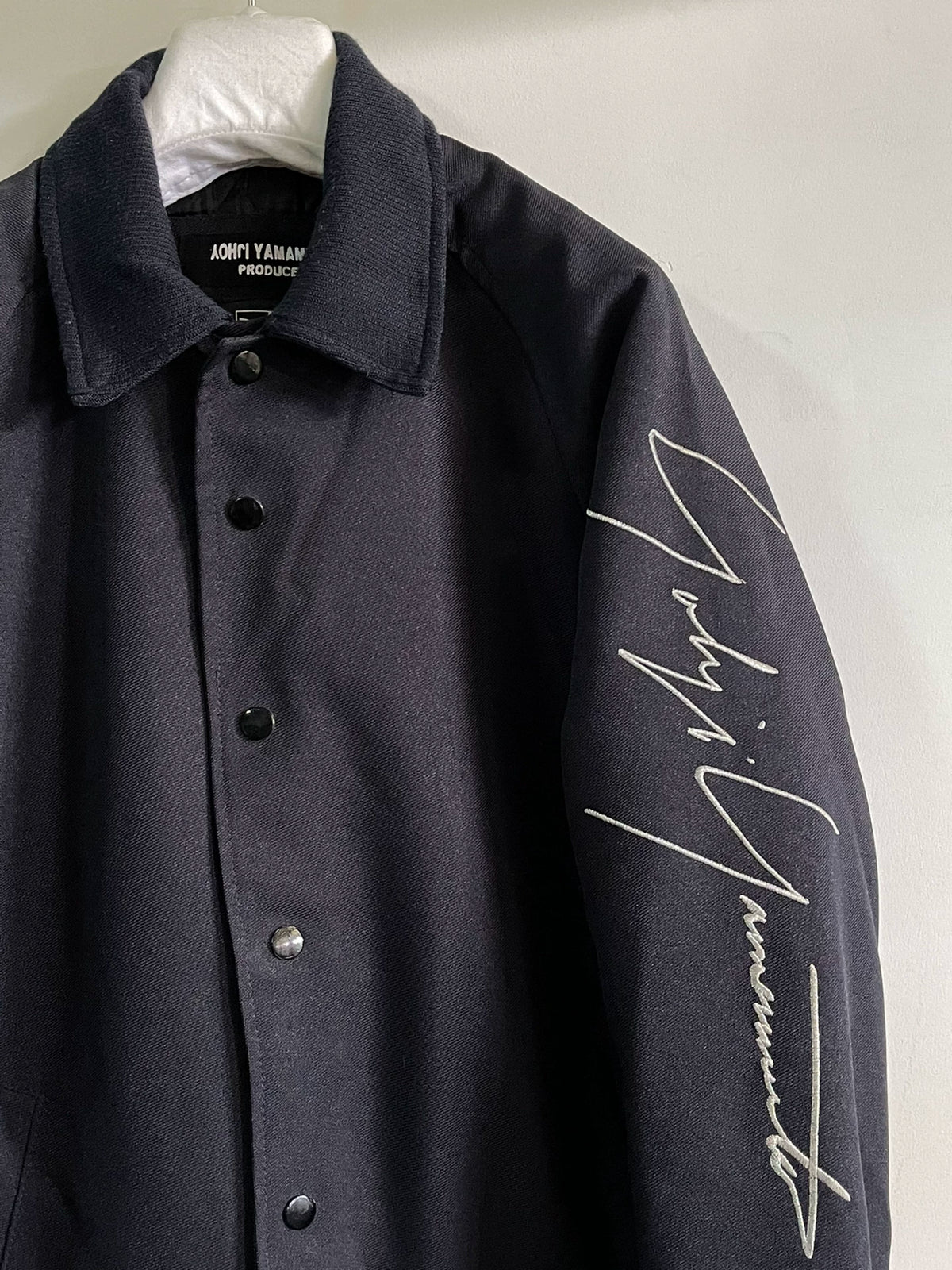 Yohji Yamamoto Mandarin Collar Coach Jacket