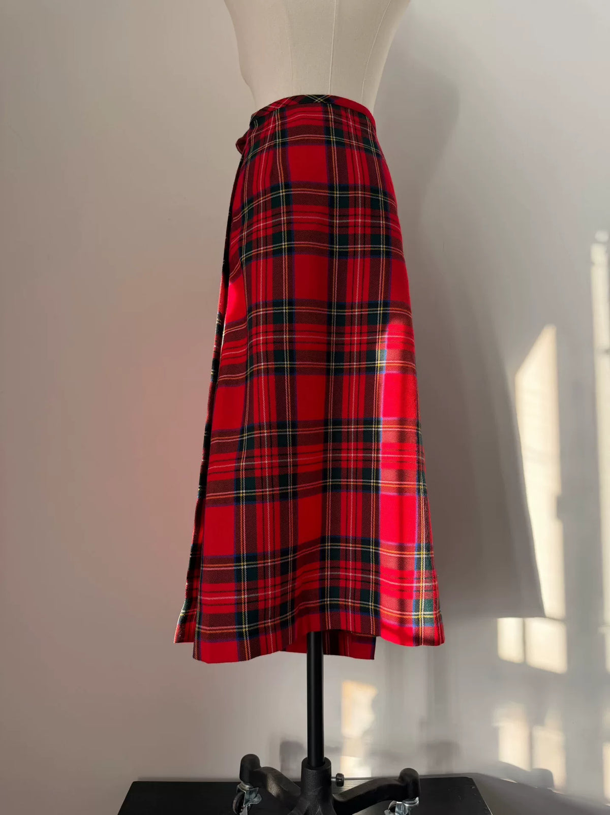 Comme Des Garcons Midi Wool Skirt
