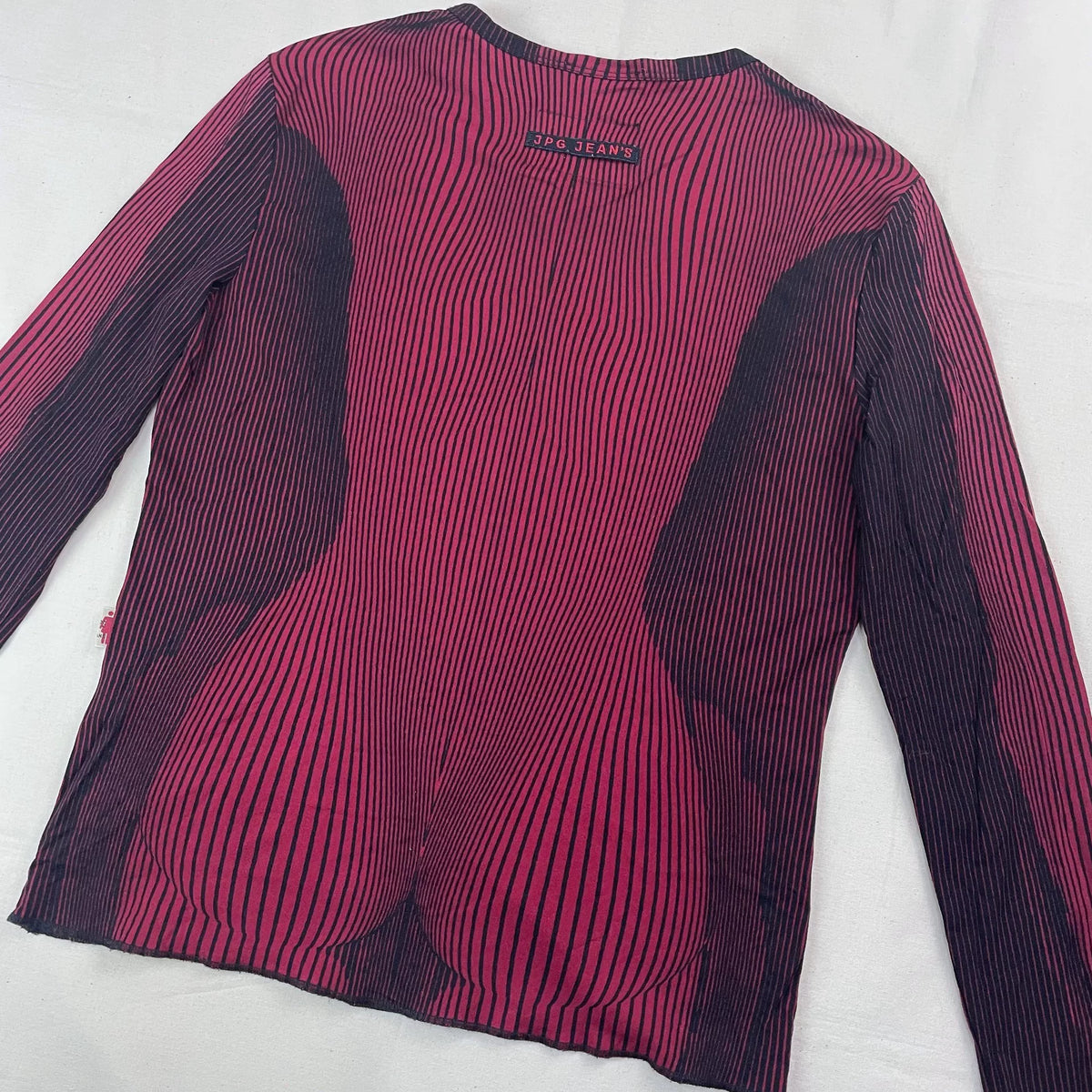 2001 Fall/Winter Jean Paul Gaultier Muscle Print Stretch T-Shirt