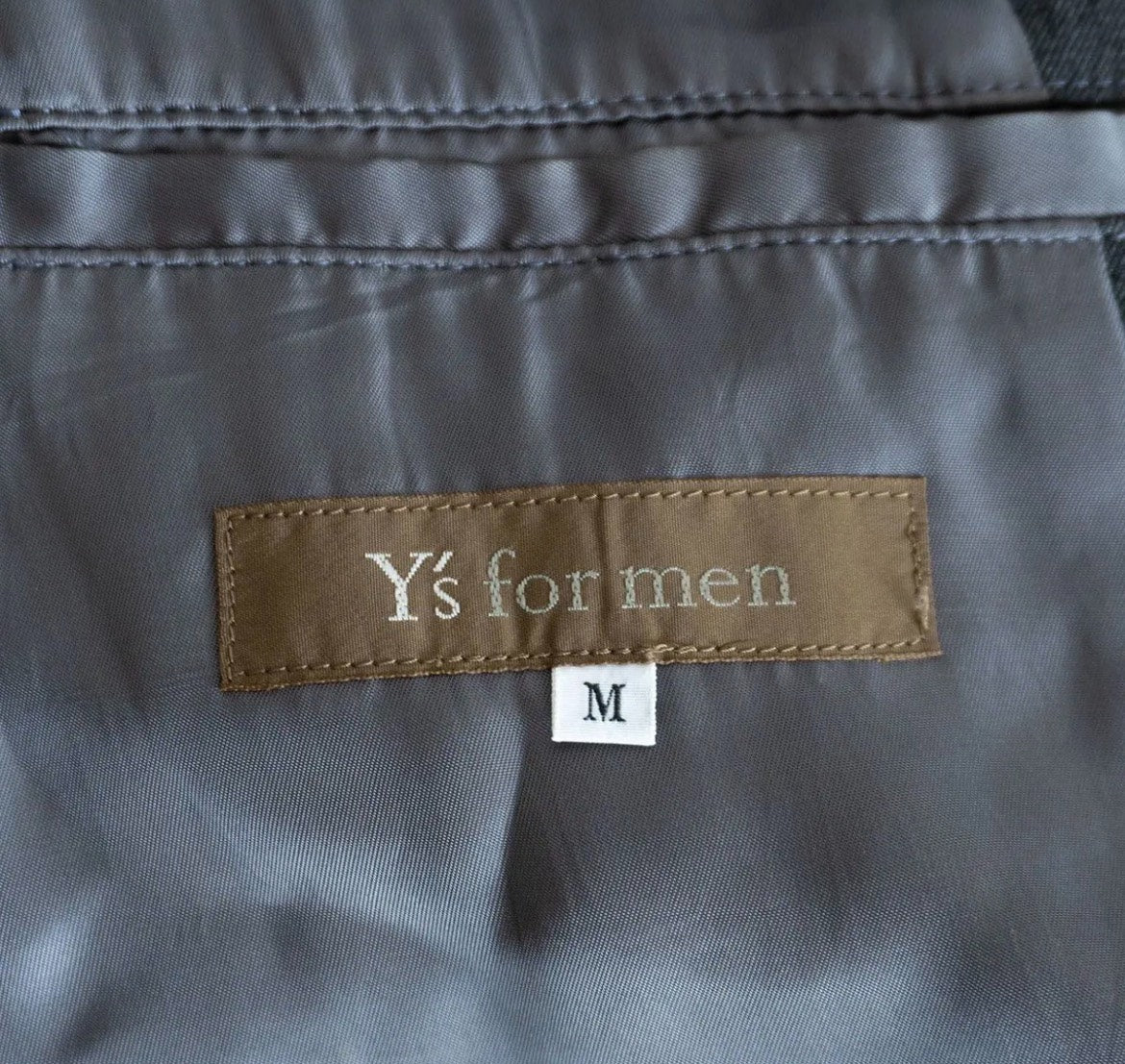 Yohji Yamamoto 1990s Charcoal Grey Stand-Collar Wool Coat