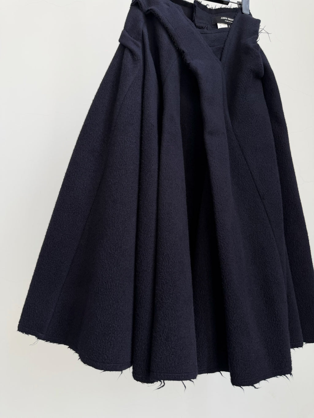 Junya Watanabe Midi Wool Skirt