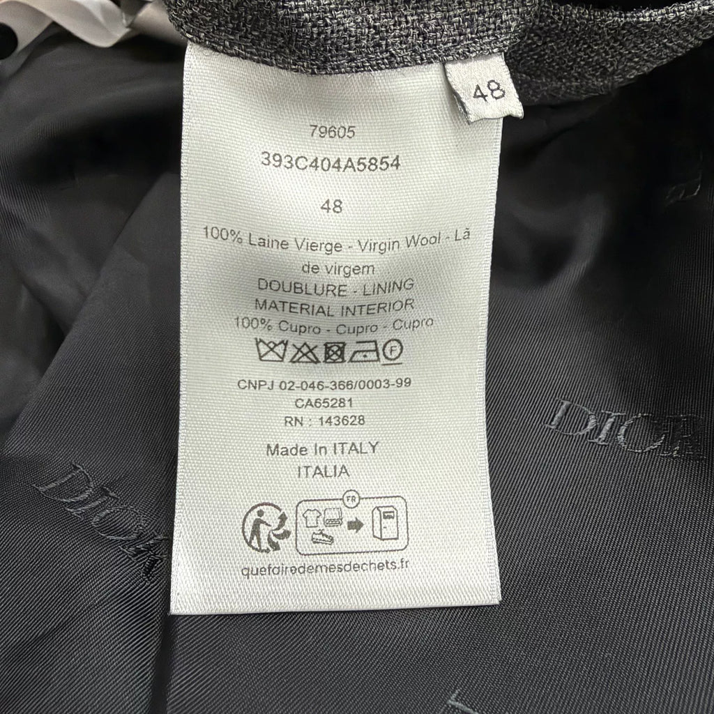 Dior Detachable Sleeve Wool Jacket