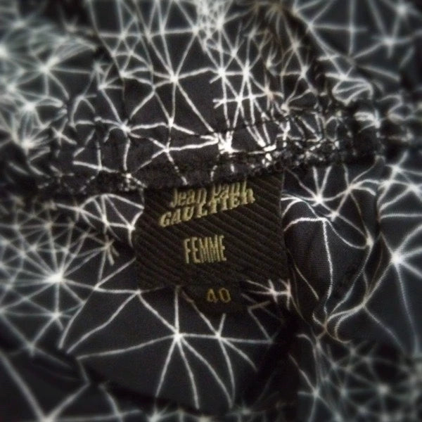 1990s Jean Paul Gaultier Psychedelic Mesh Top