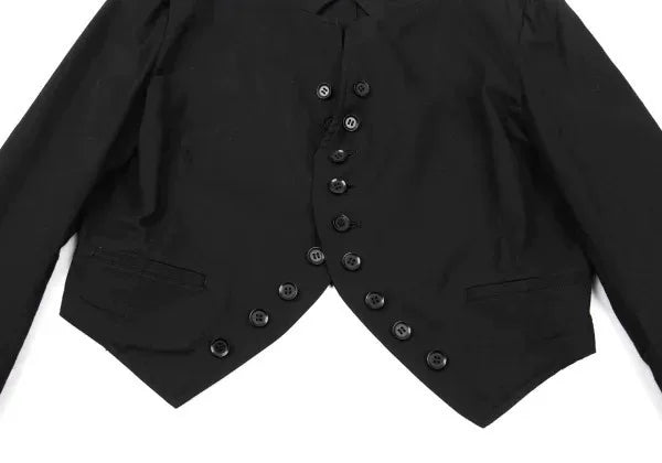 Yohji Yamamoto Black Multi-Button Jacket