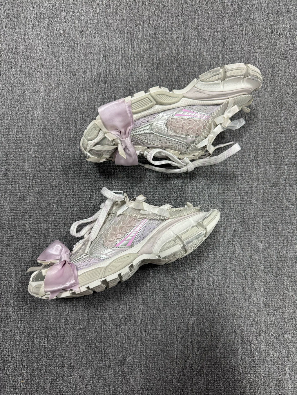 Balenciaga 3XL Lace Bow Mules