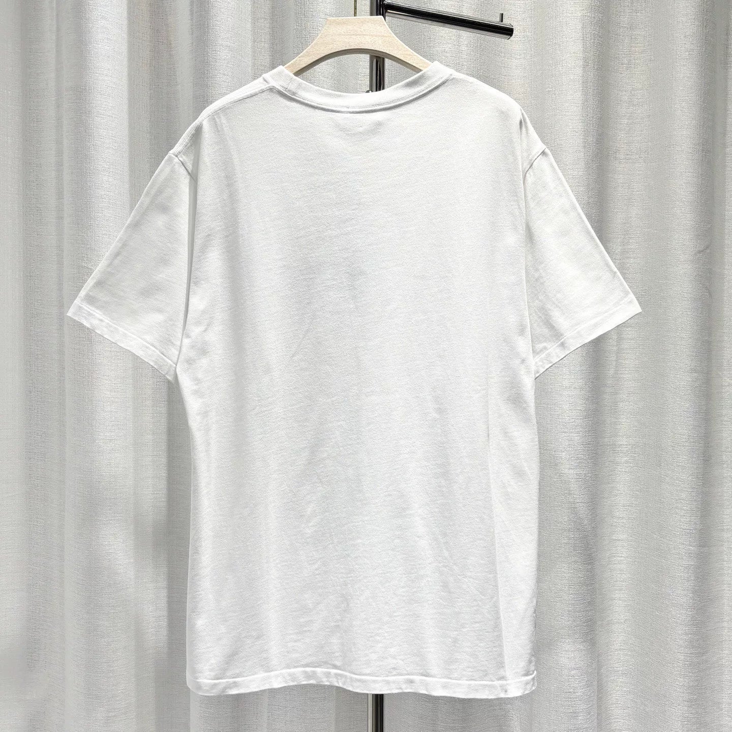 Dior SS25 X Hylton Nel Embroidered Logo Cotton White Short Sleeve T-Shirt