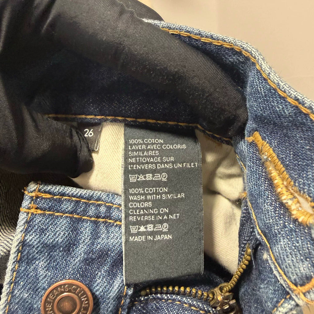 Celine Triomphe Gold Buckle Jeans