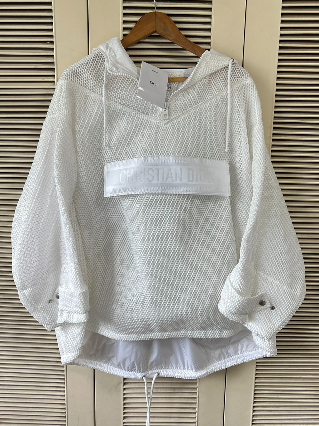Dior Mesh Tech Mesh Hooded Jacket