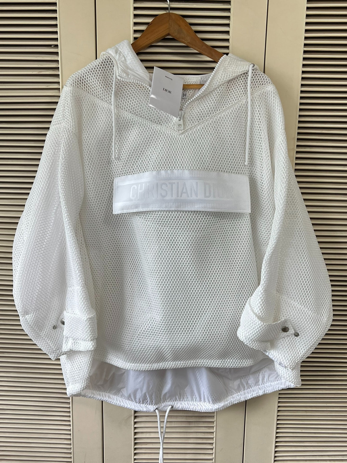 Dior Mesh Tech Mesh Hooded Jacket
