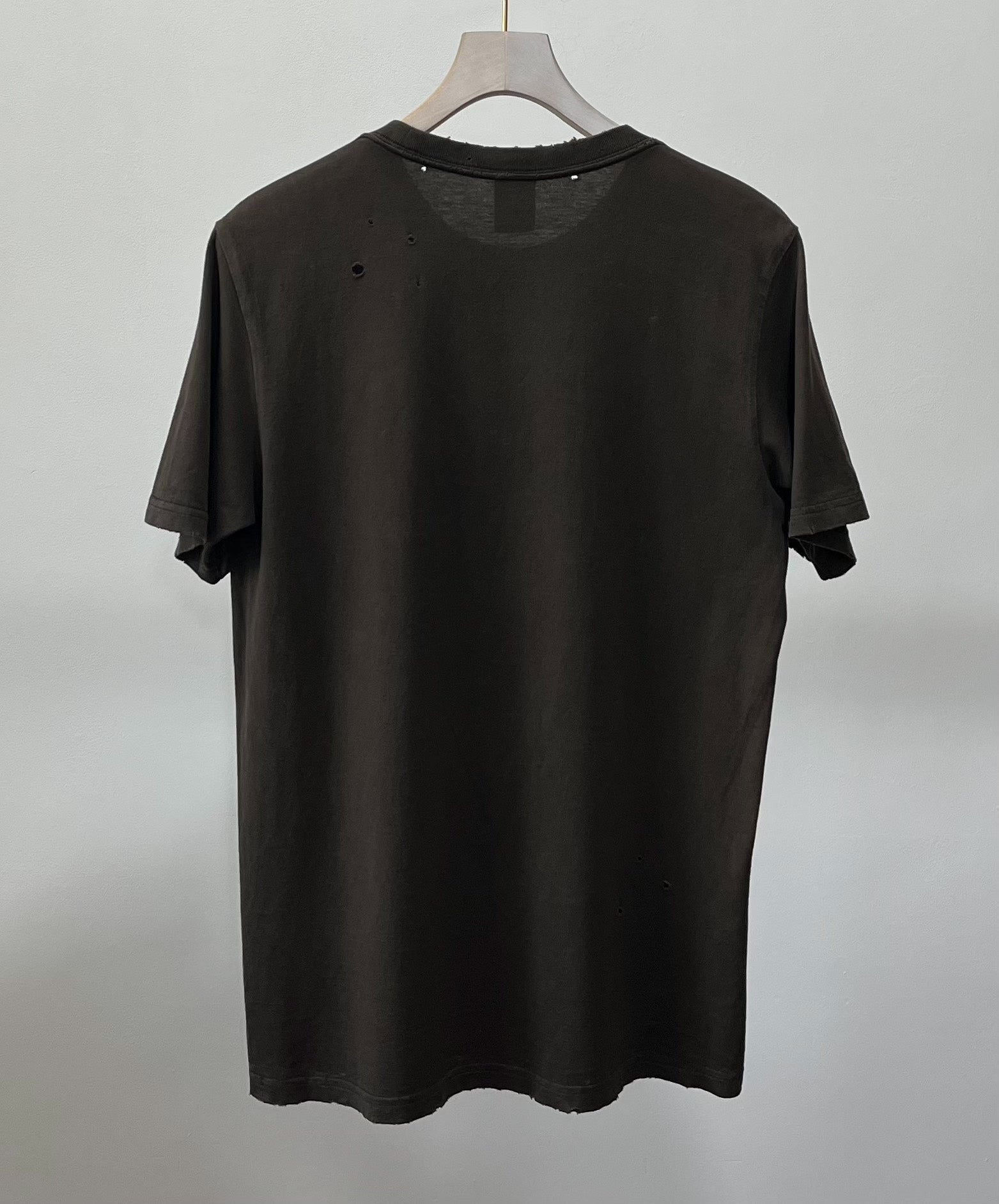 Number (N)ine 05SS Full Skull Print Distressed Tee