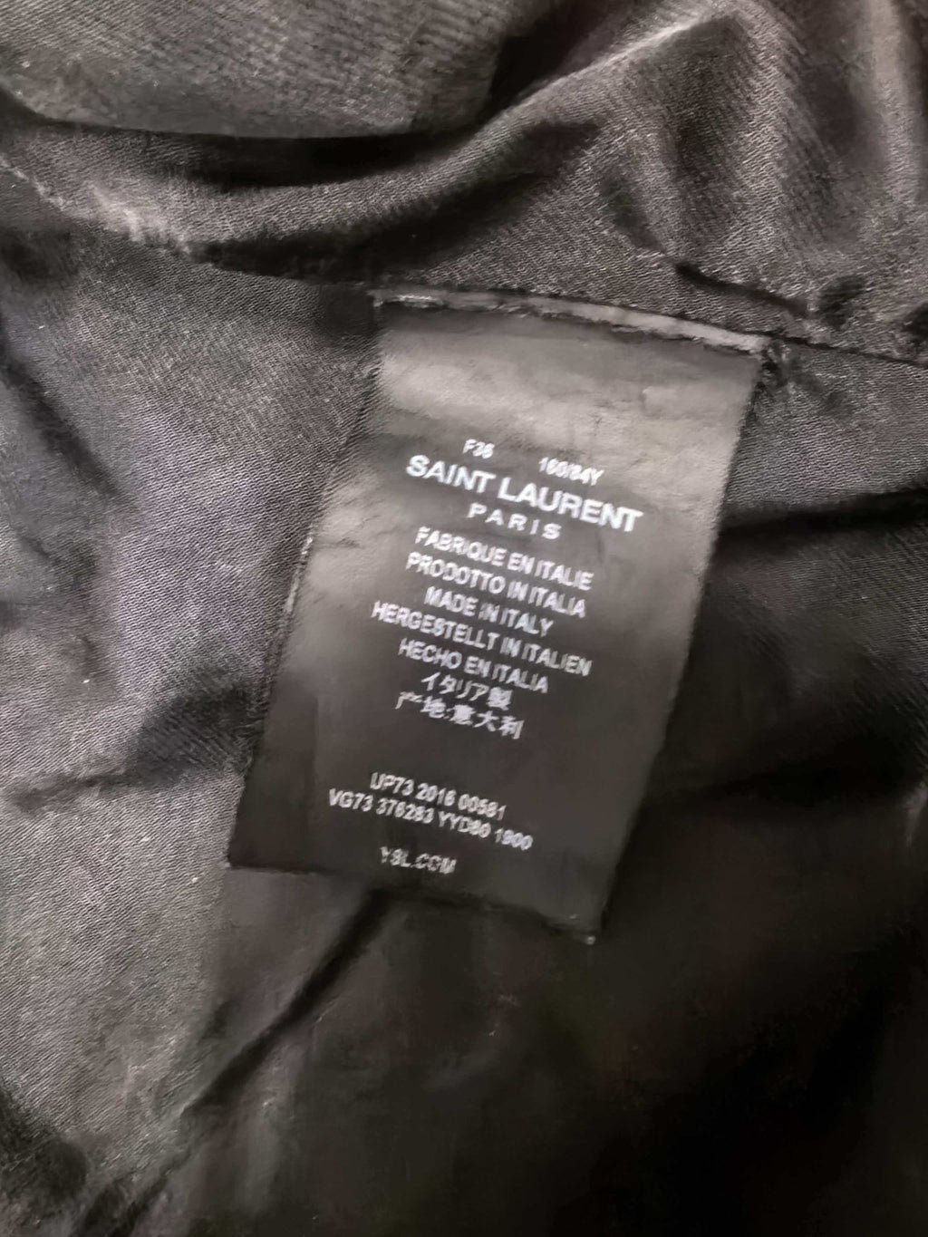 Saint Laurent Wool Teddy Jacket