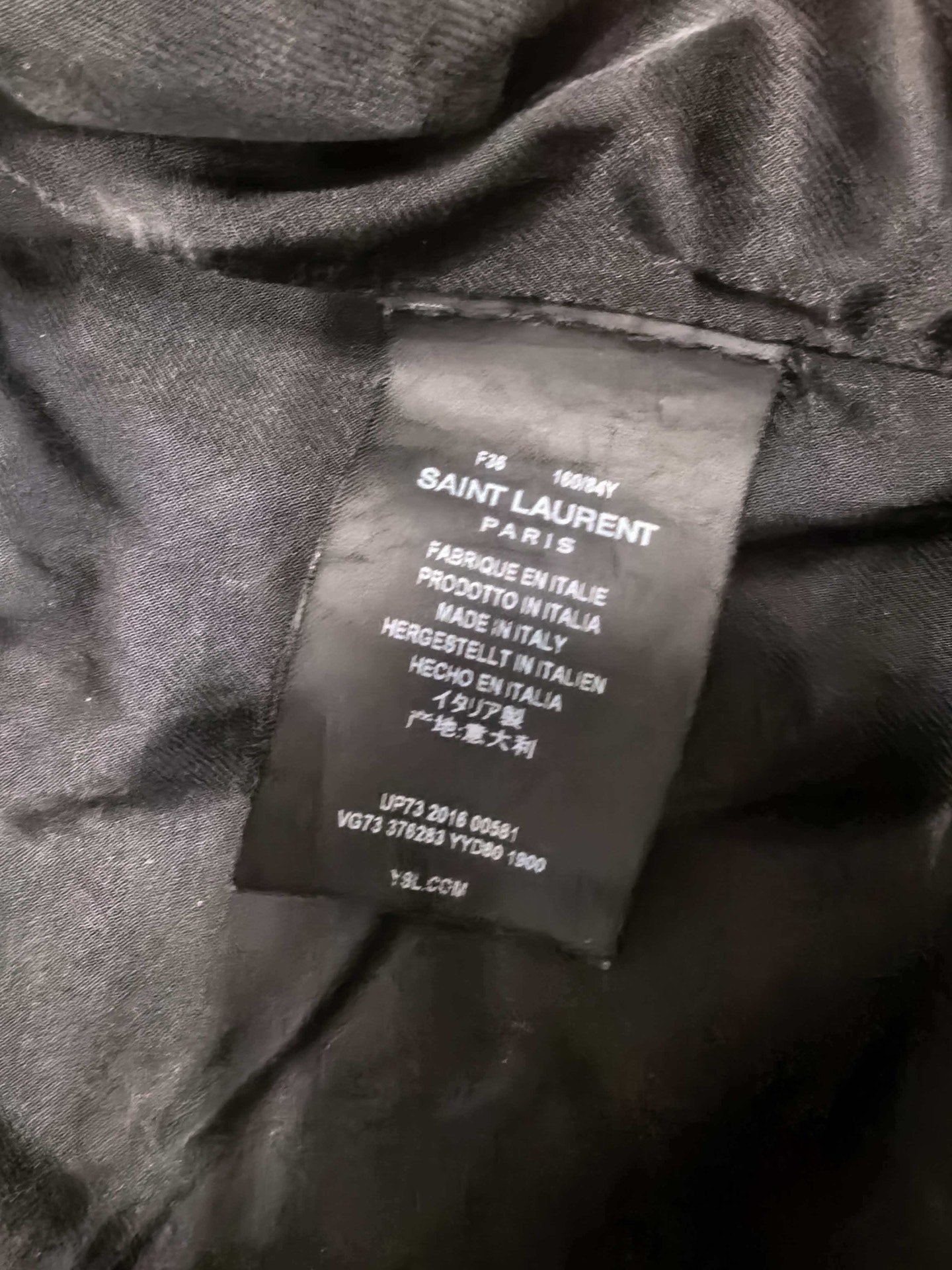 Saint Laurent Wool Teddy Jacket