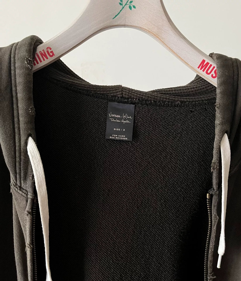 Number (N)ine 05SS zip hoodie