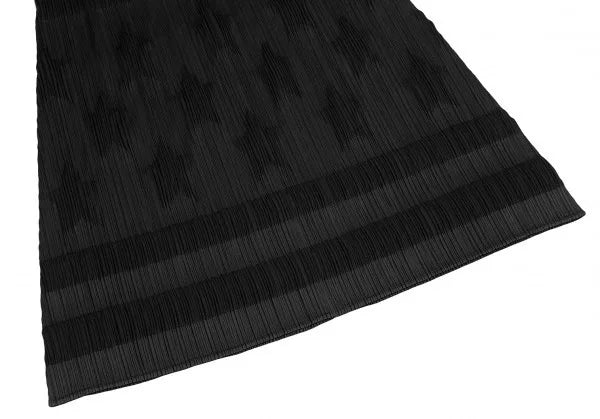 Issey Miyake Vintage Black Star Pleated Skirt