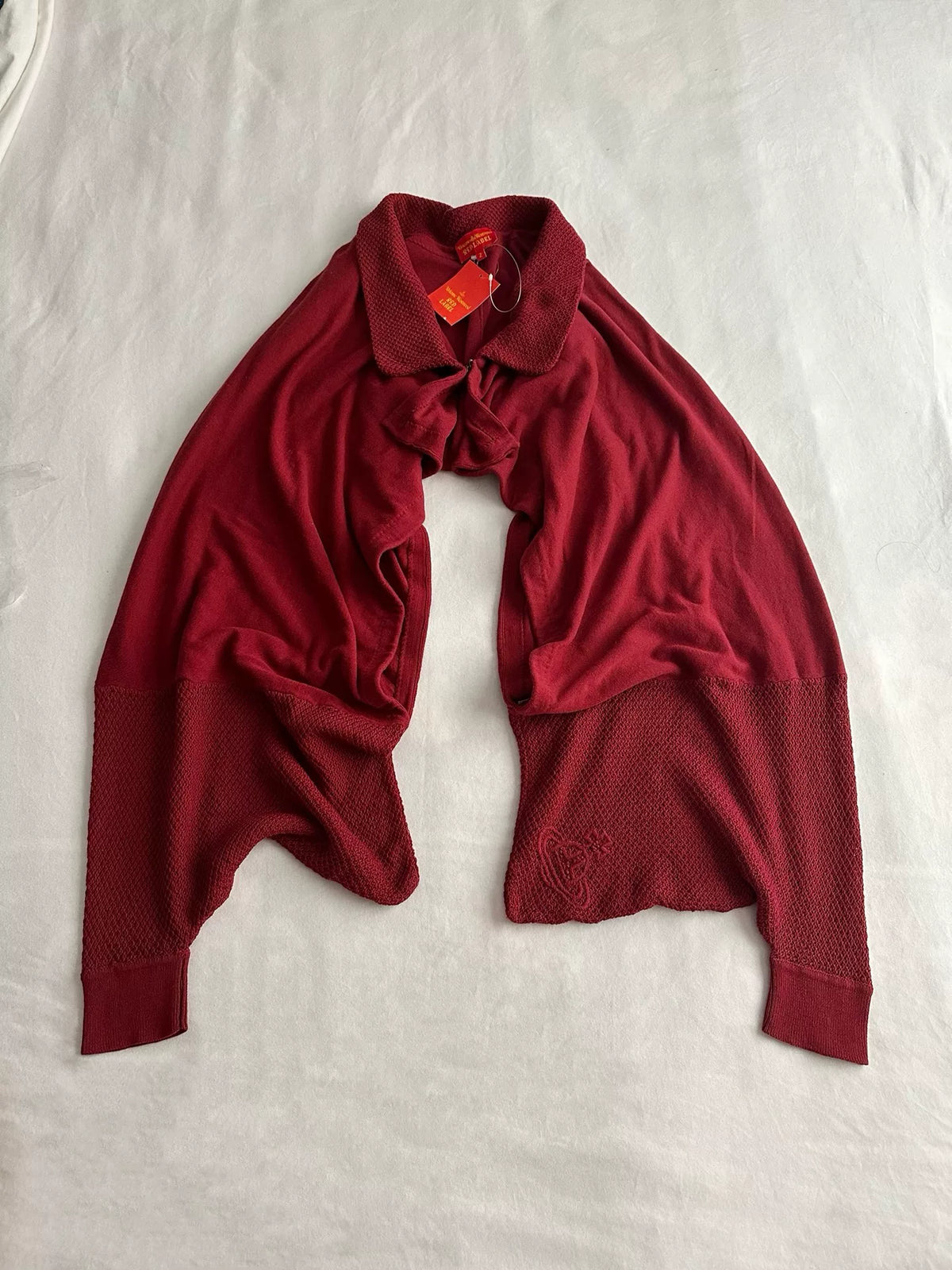 Vivienne Westwood Cape Burgundy Shawl