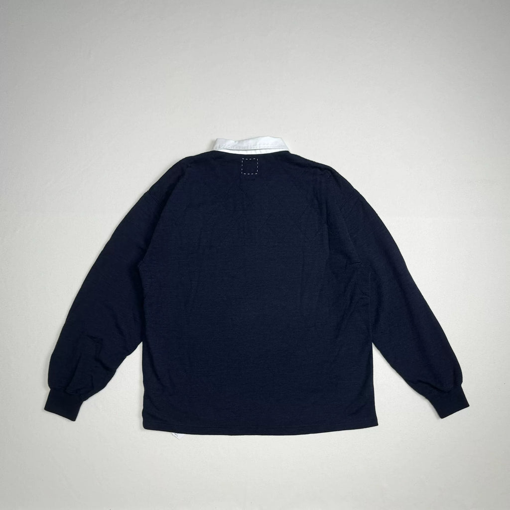 VISVIM 25ss Larkham L/S (Superfine) Wool Stand-Collar Shirt