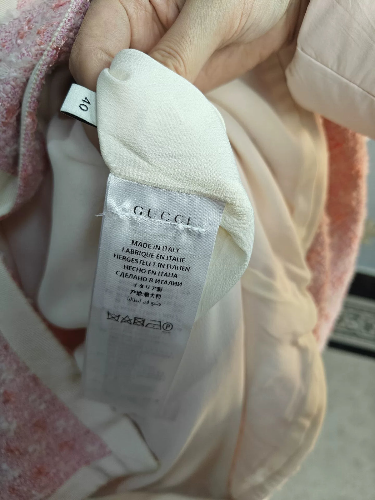 Gucci Pink Sleeveless Dress