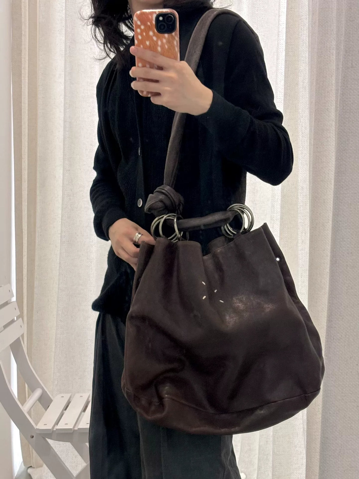 Maison Martin Margiela｜00'S Original Period Silver Ring Shoulder Bag