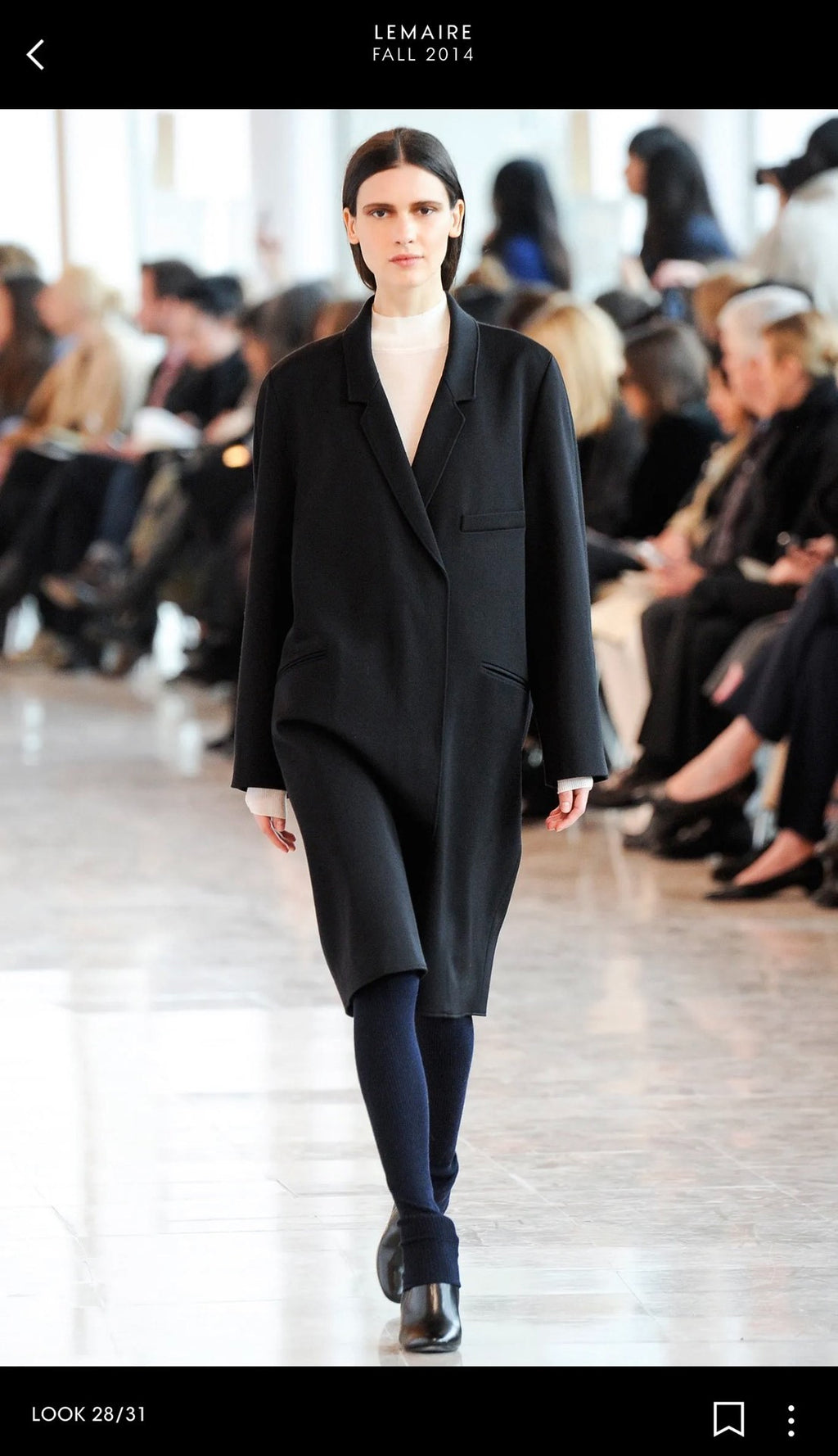 Lemaire Runway Wool 14AW Coat