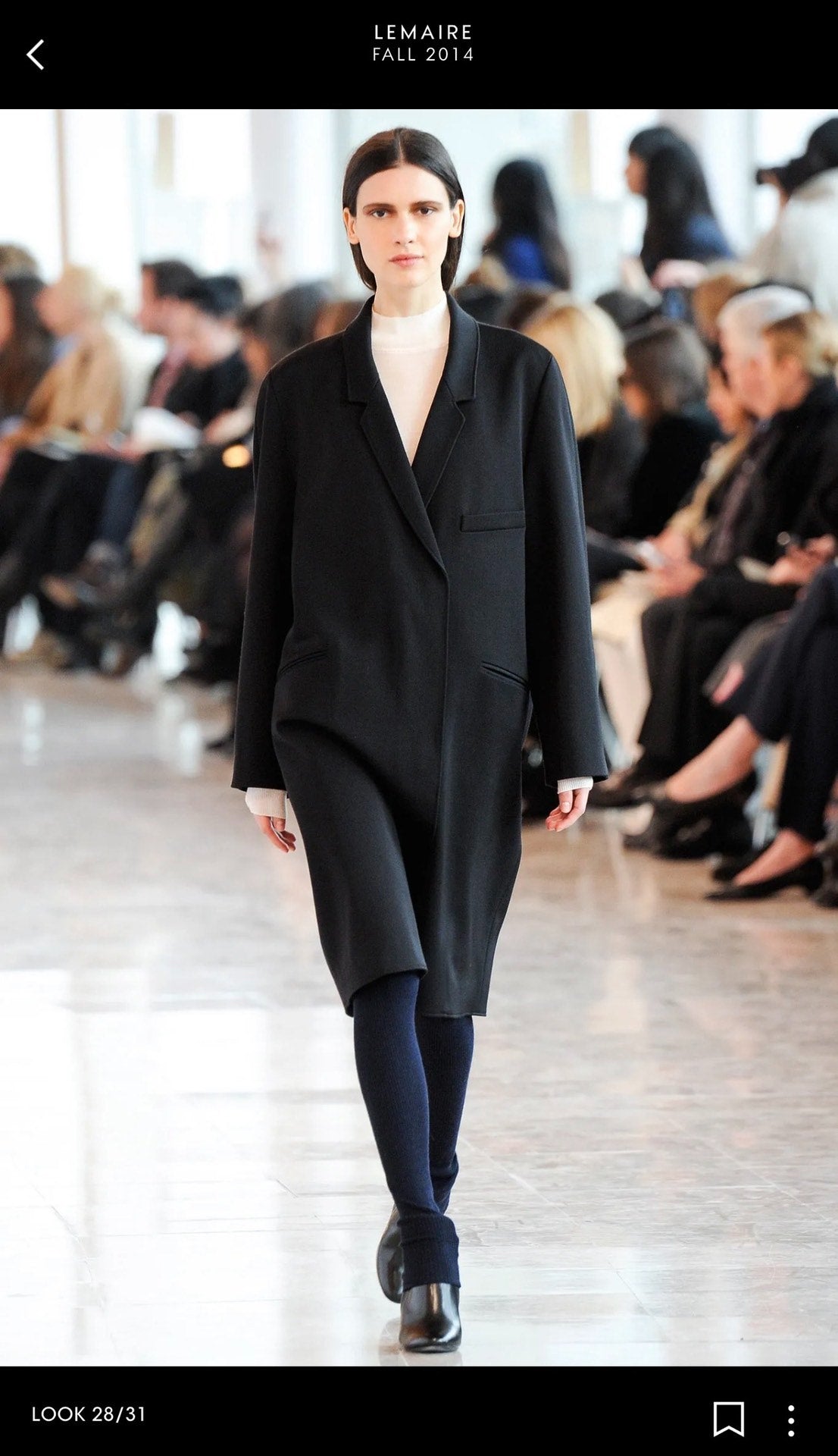 Lemaire Runway Wool 14AW Coat