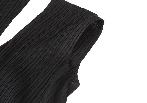 Issey Miyake Vintage Black Pleated Dress